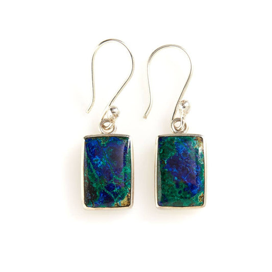 Peruvian Azurite Earrings