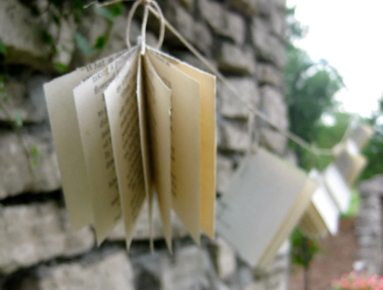 Mini Book Garland