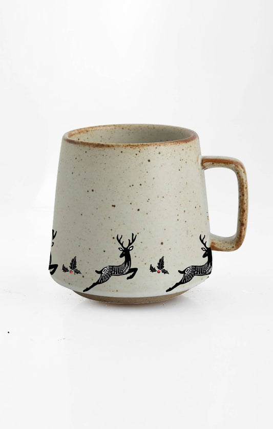 Reindeer Wonderland Stoneware Mug