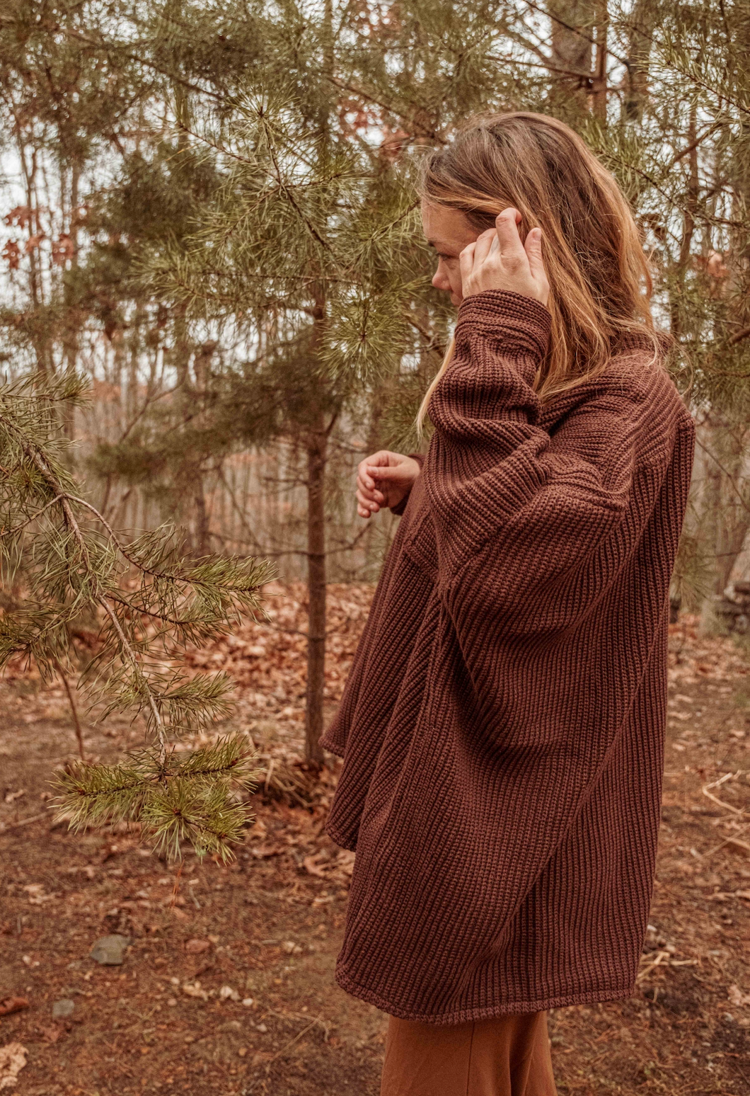 100% Organic Cotton Unisex Pocket Oversized Pullover Sweater