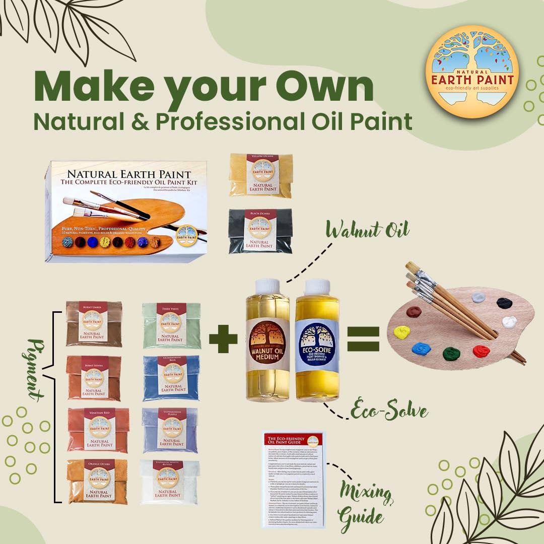 The Complete Eco friendly Artist Oil Paint Kit
