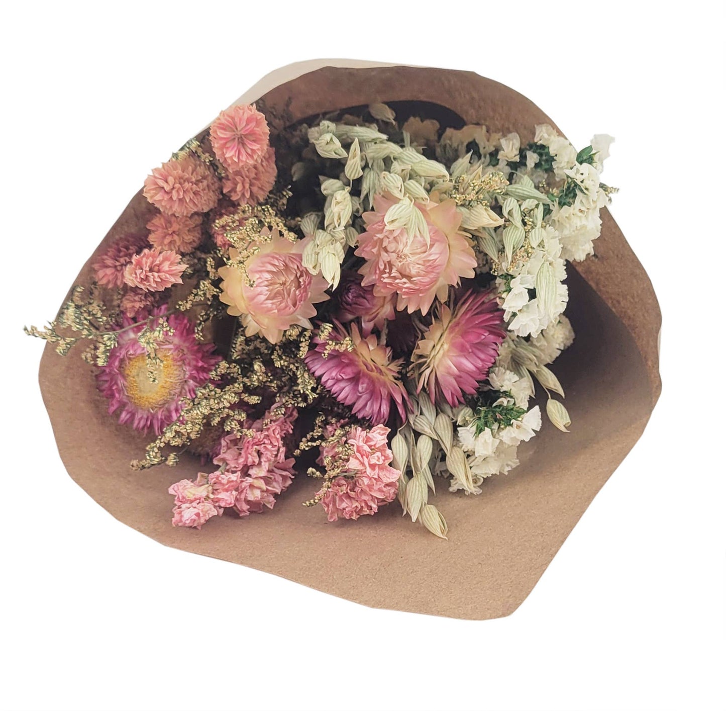 Preserved Bouquet Ivory & Pink