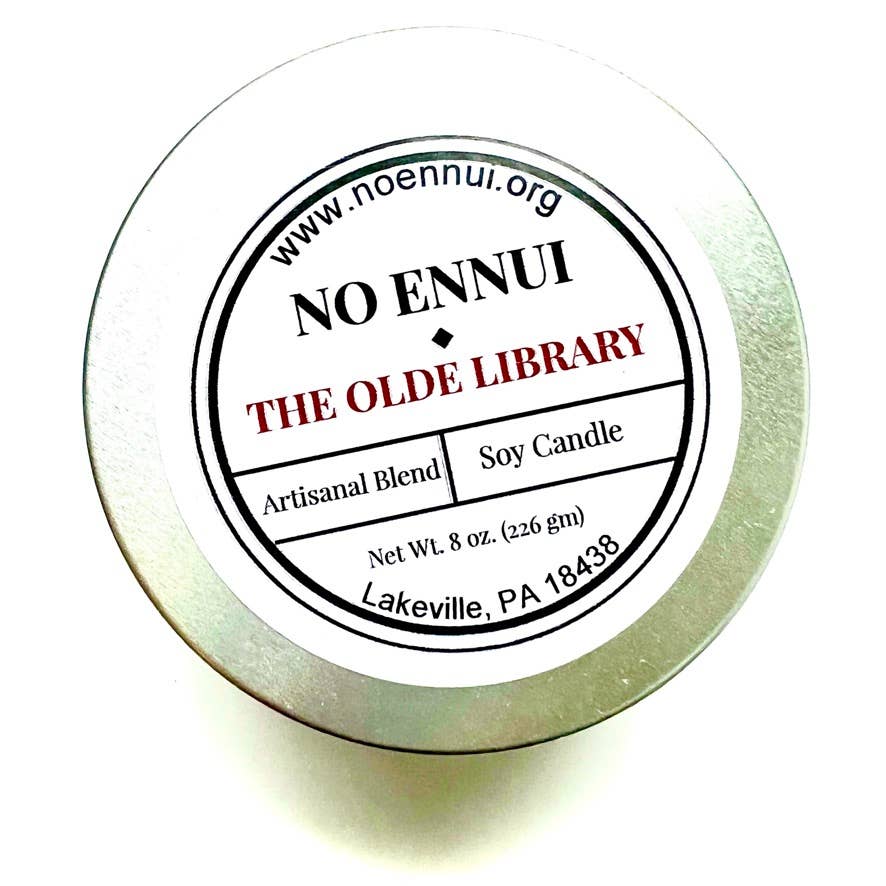 "The Olde Library" Artisanal Soy Candle