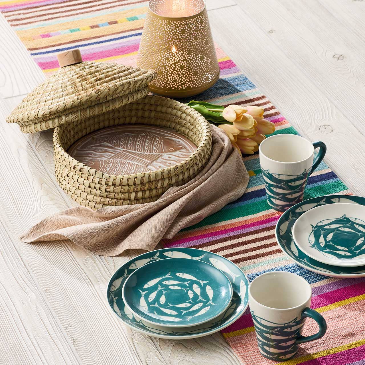 Macha Lidded Handmade Breadwarmer