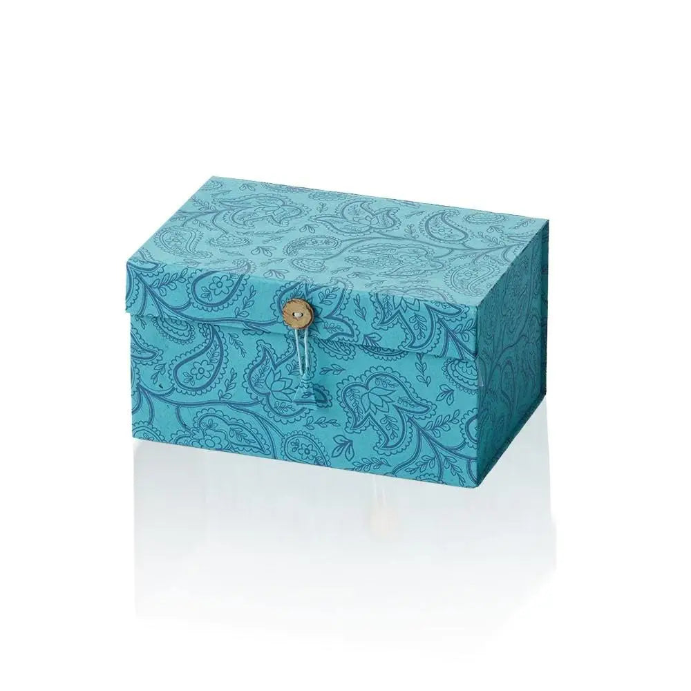 Small Handmade Paper Gift Box - 9"h x 6"w x 5"d