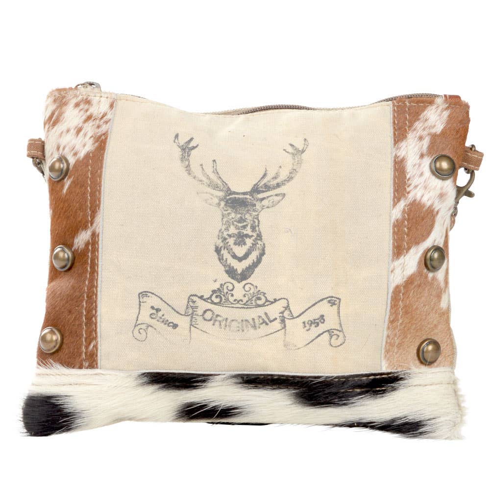 Deer Original Crossbody Bag With Cowhide