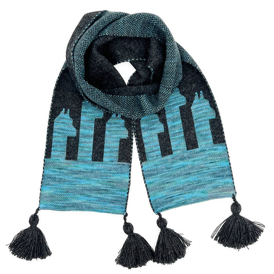 Kid's Alpaca Scarves - Pacas - Aqua Paca