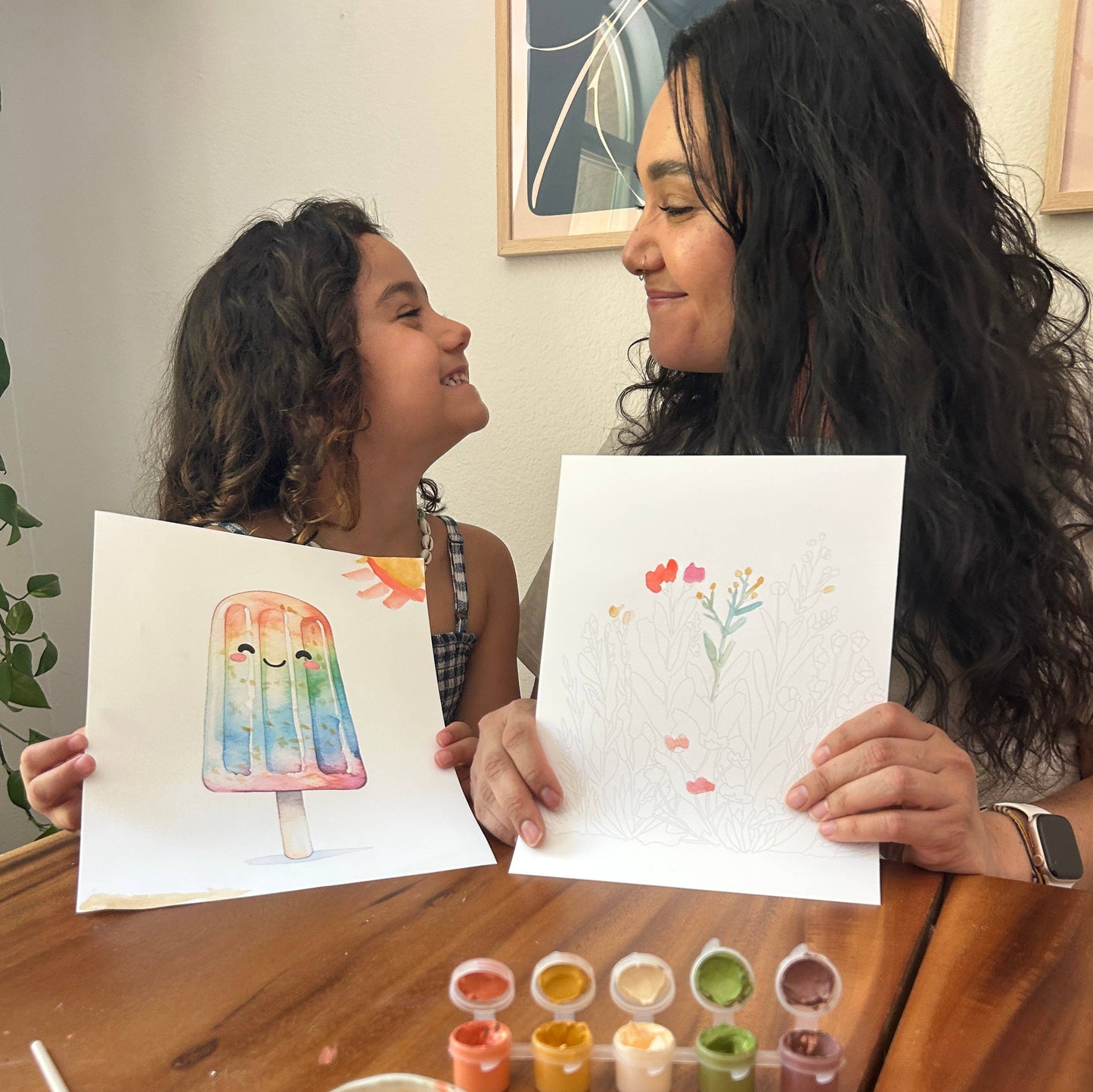 Kids' All-In-One Watercolor Paint Set - Happy Rainbow