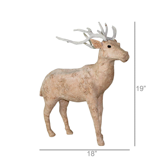 Blush Stag Standing - M - Stonewashed Pink