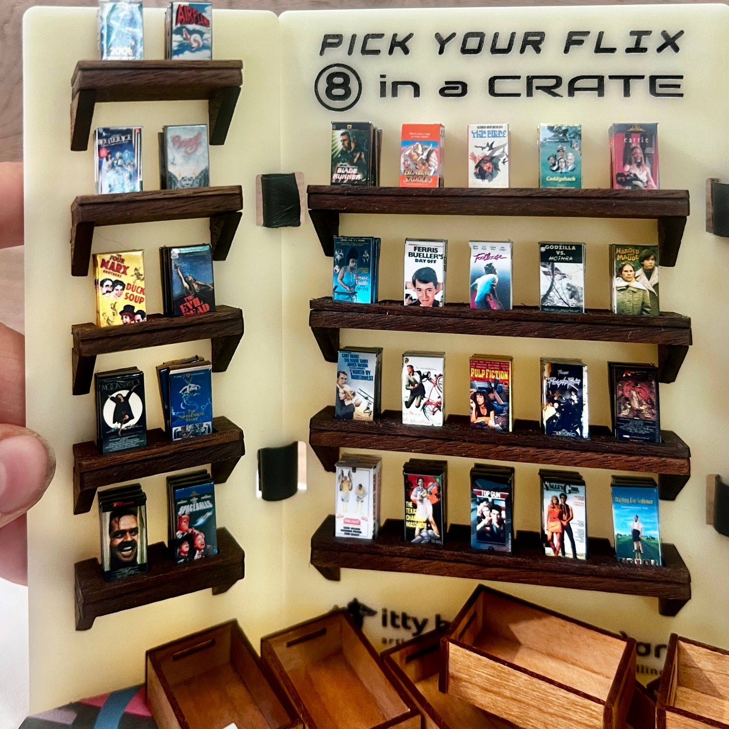 Pick Your Flix - 8 in a Crate VHS Starter Kit