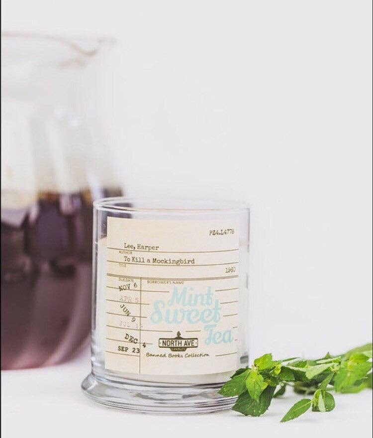 Banned Book Candle / To Kill a Mockingbird / bookstore gift