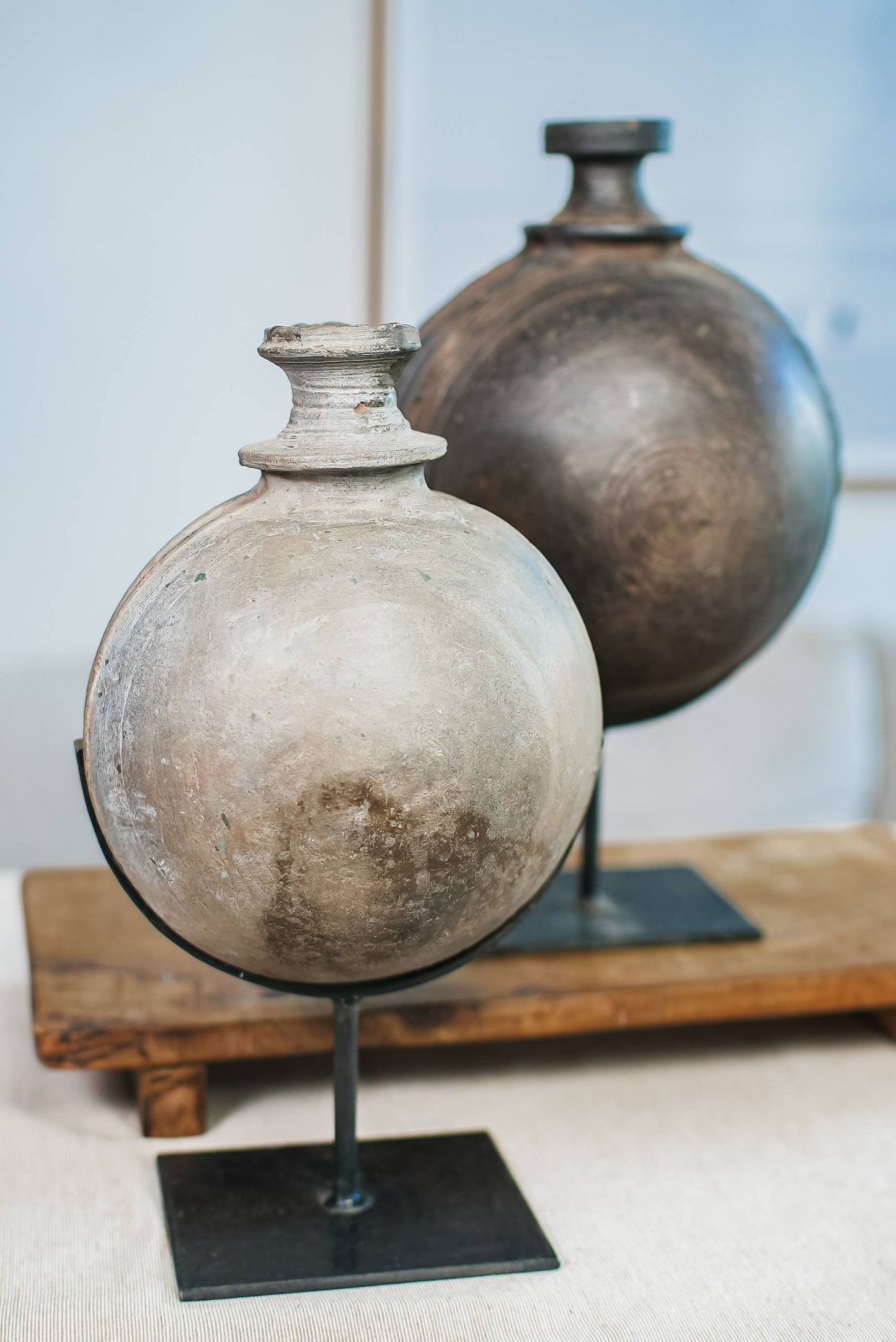Vintage Pot on  Stand 