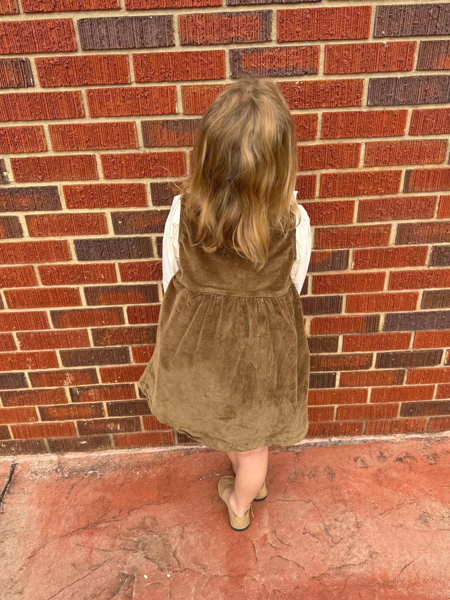 Sleeveless  Corduroy Dress