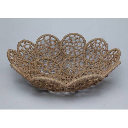 18" Jute Floral Basket