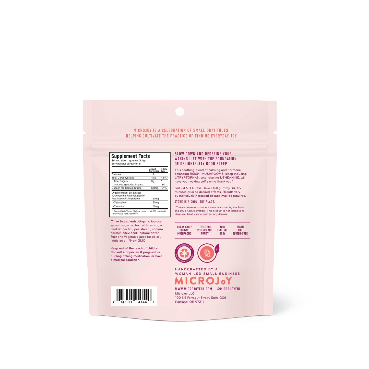 Hibernate Mushroom Gummies (5) / Vegan Supplement / Sleep