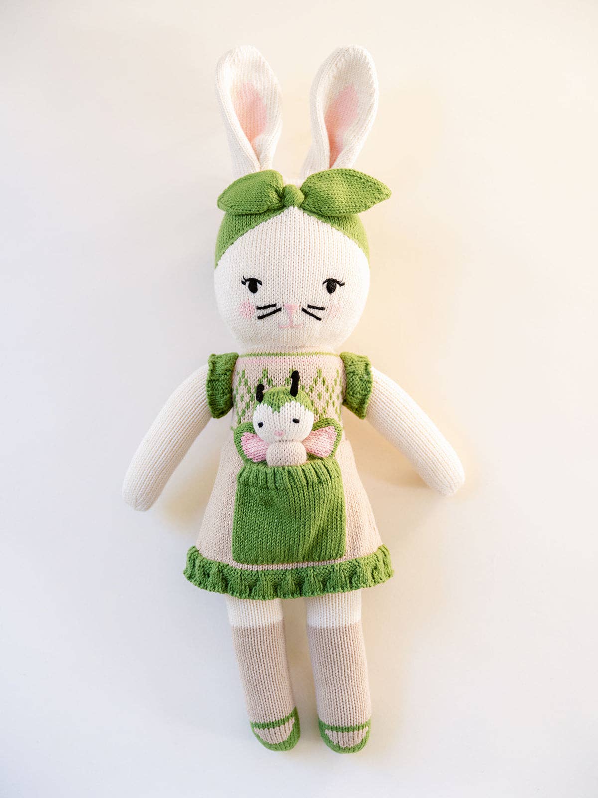 20" Beatrice the Bunny with 3" Mini Bella the Butterfly