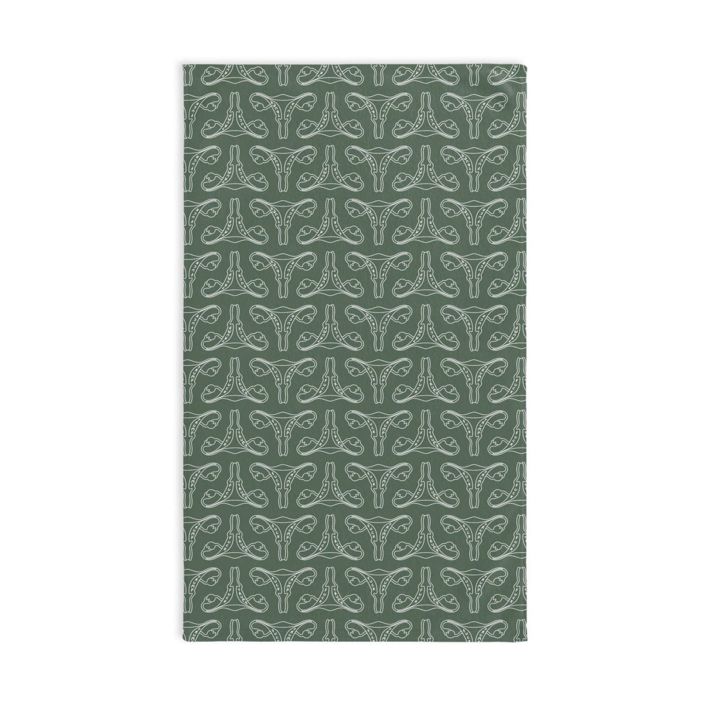Green Fuck Trump Uterus Hand Towel
