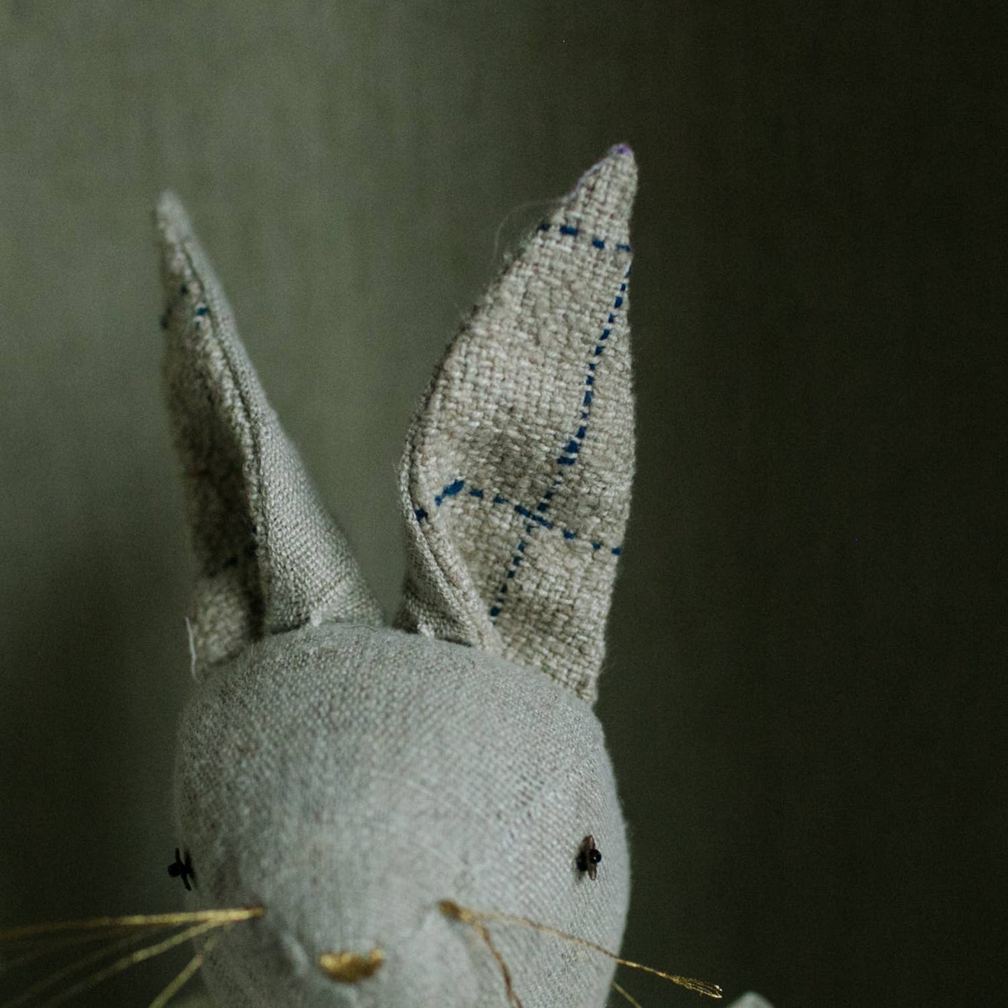 Ruffle Bun Ragdoll - Cotton-filled Art Doll
