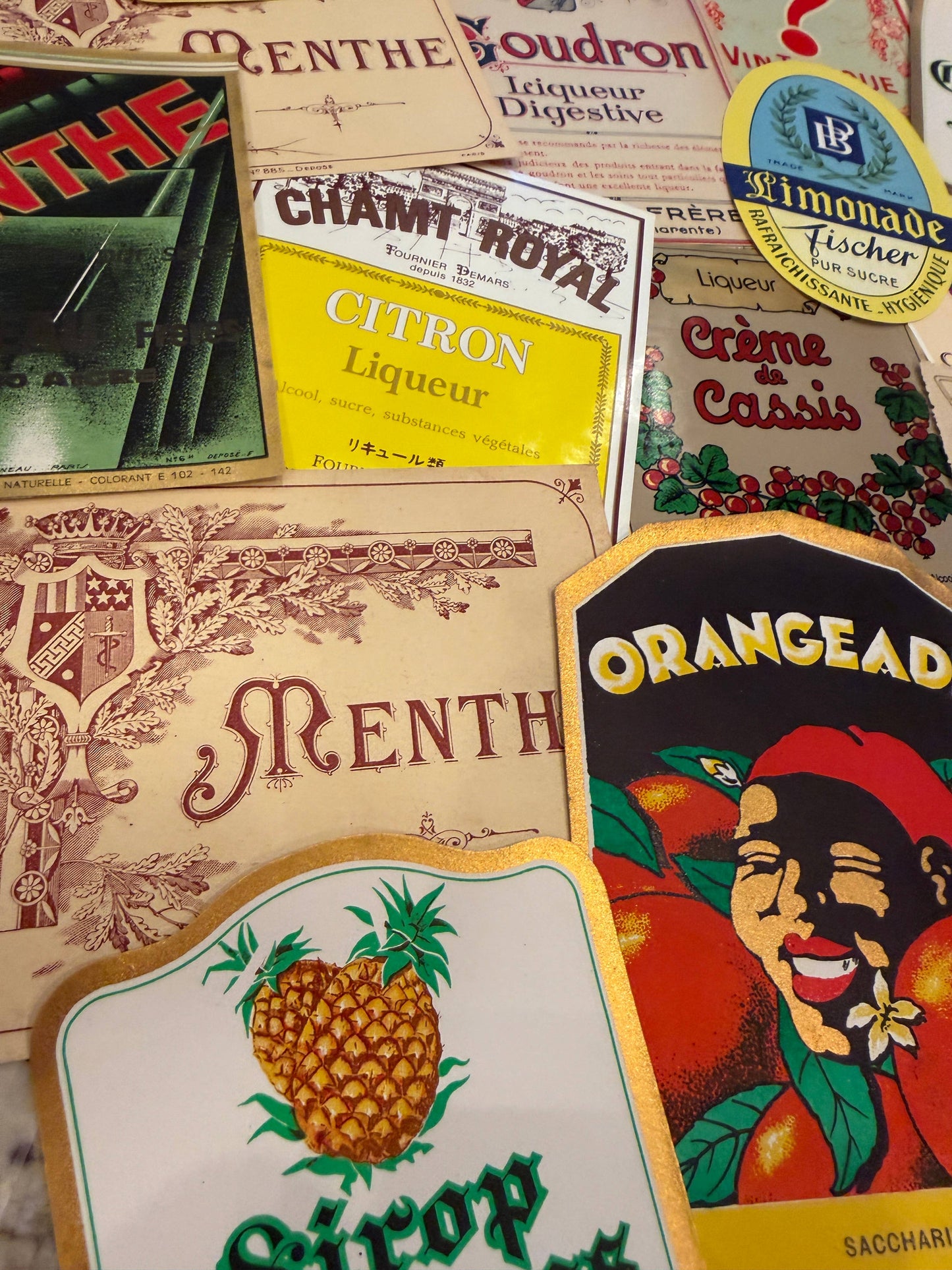 Antique and Vintage Labels in bundles of 10