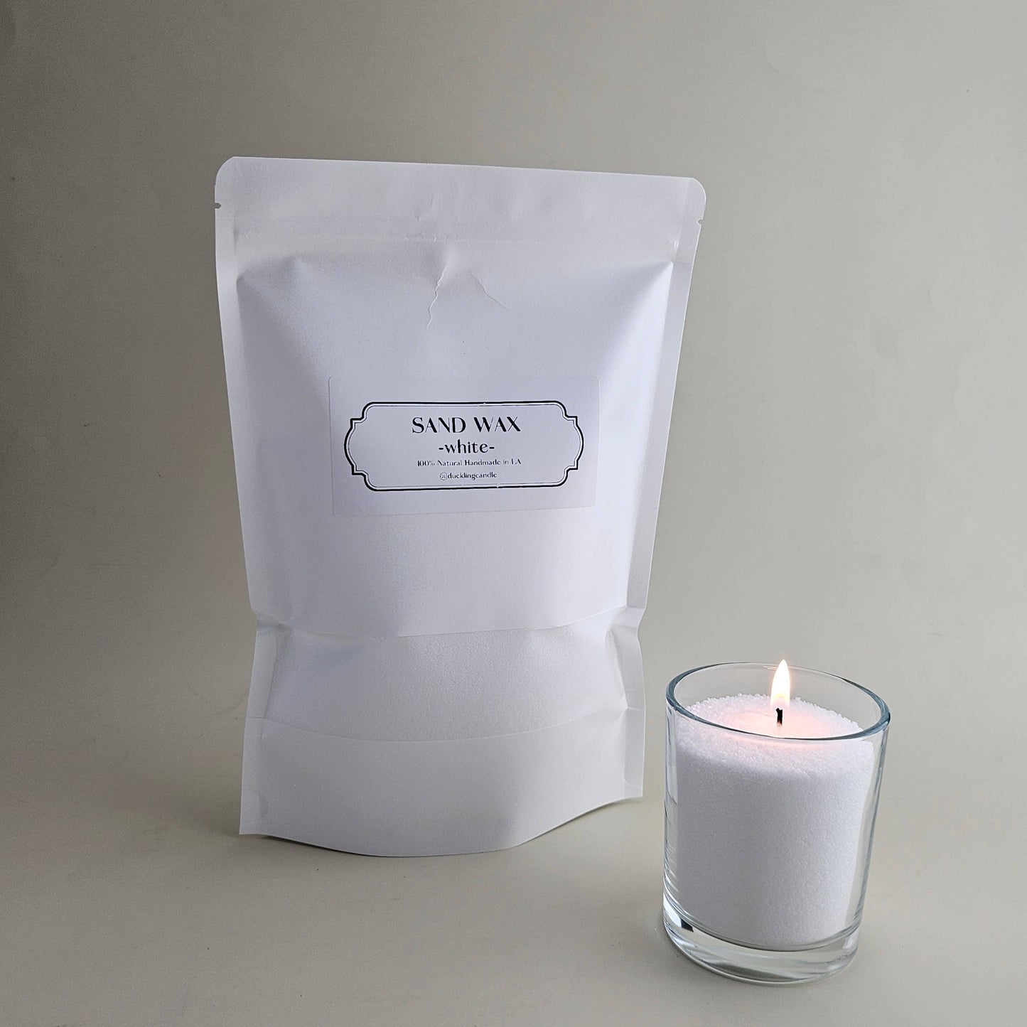 Sand Wax DIY Candle | 100% Natural Pearled candle kit
