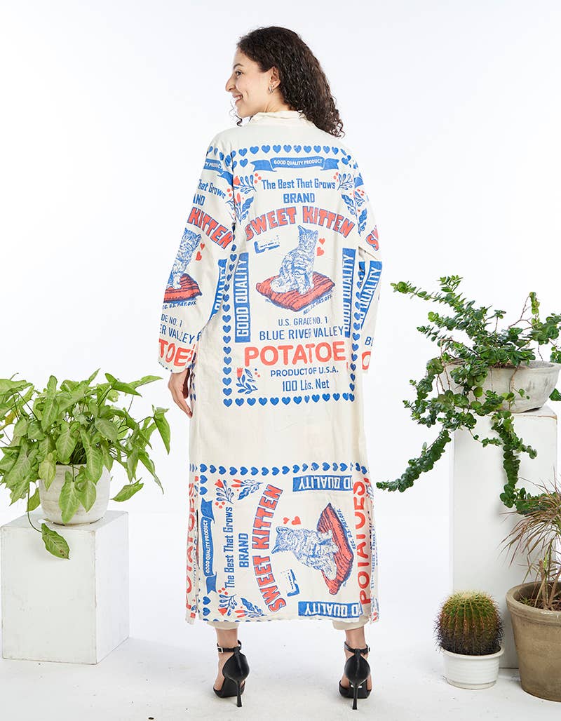 COTTON LONG CARDIGAN (TH-2017)