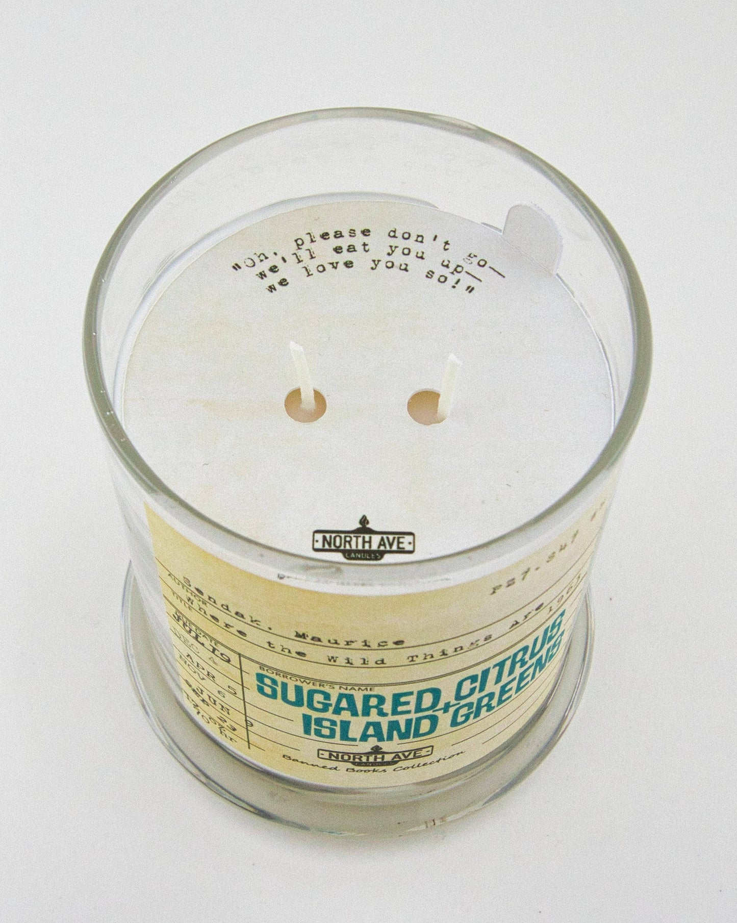 Banned Book Candle / Where the Wild Things Are / Book Gift