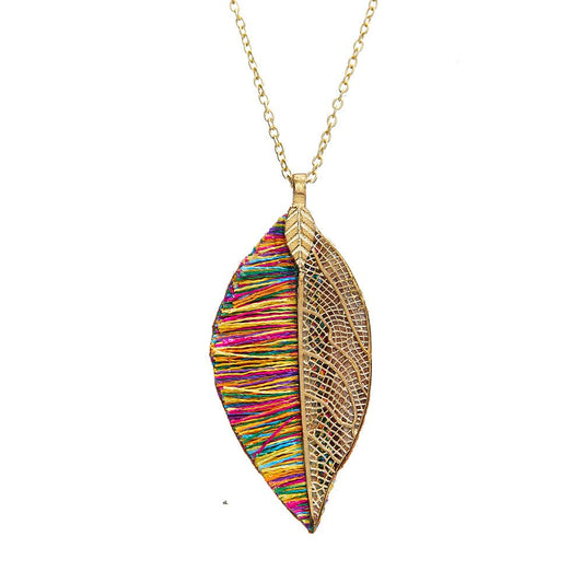 Sunara Leaf Pendant Necklace