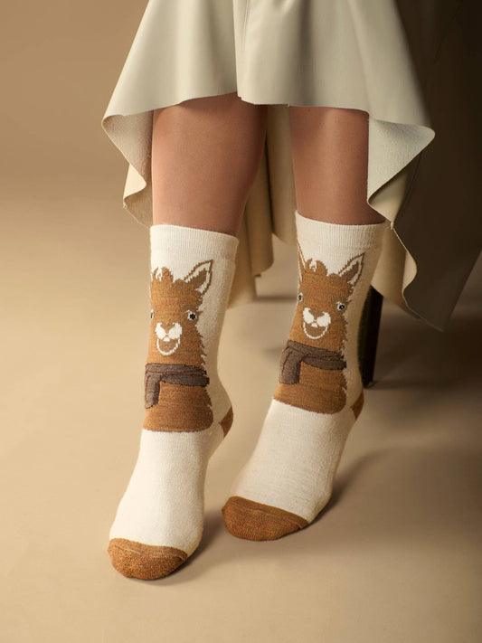 Alpaca Socks | Light Cushion Socks | Crew Socks