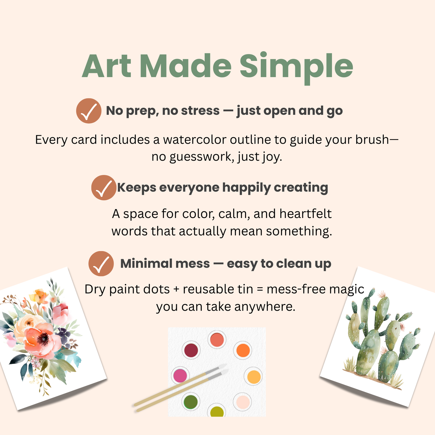 Watercolor Art notecard Kit: Botanicals