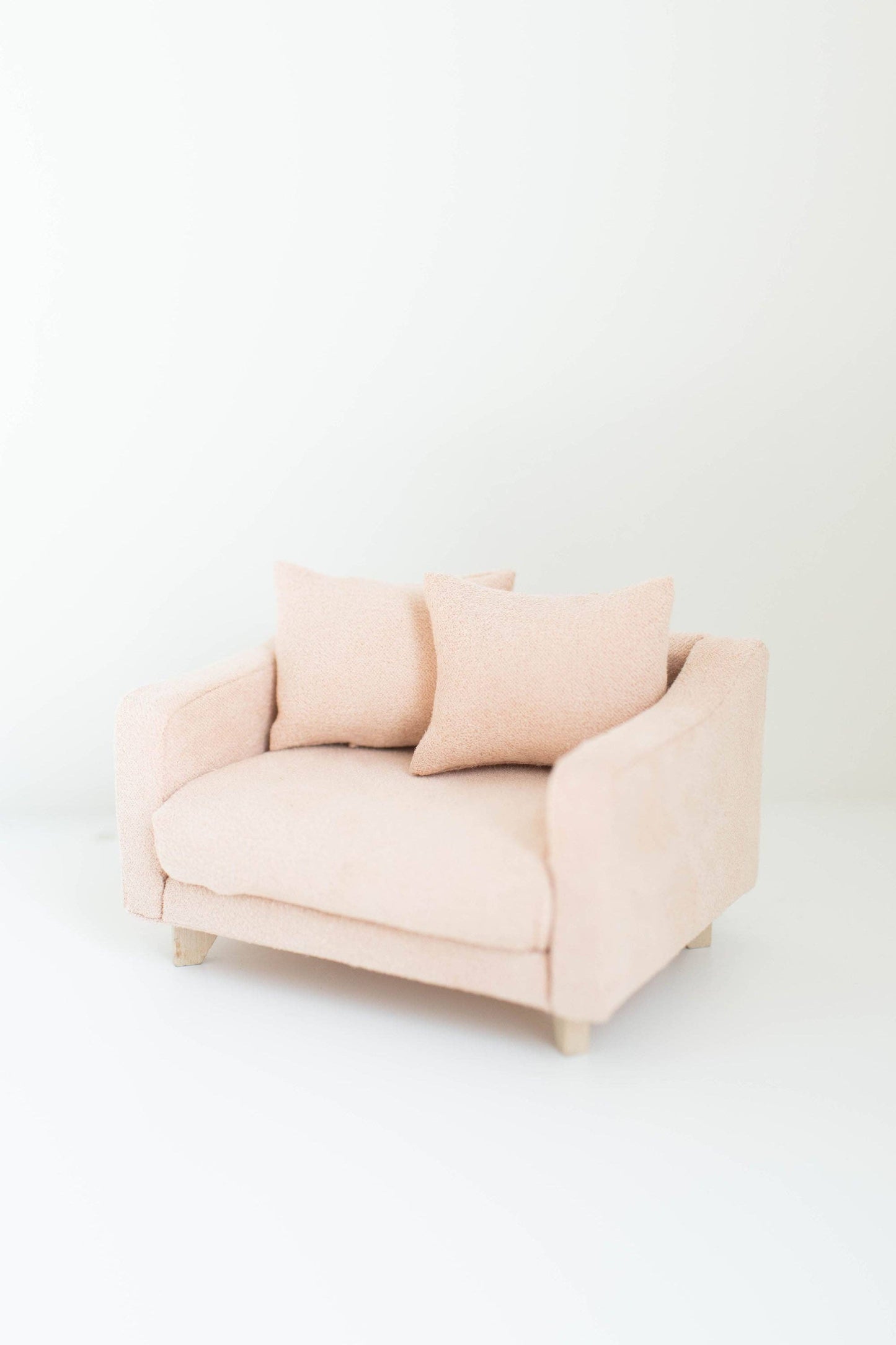 Dollhouse Adelaide Scoop Arm Accent Chair | Barely Blush