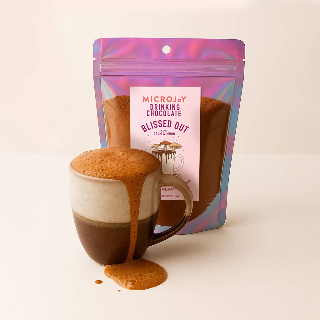 Blissed Out Seasonal Drinking Chocolate for Calm + Mood