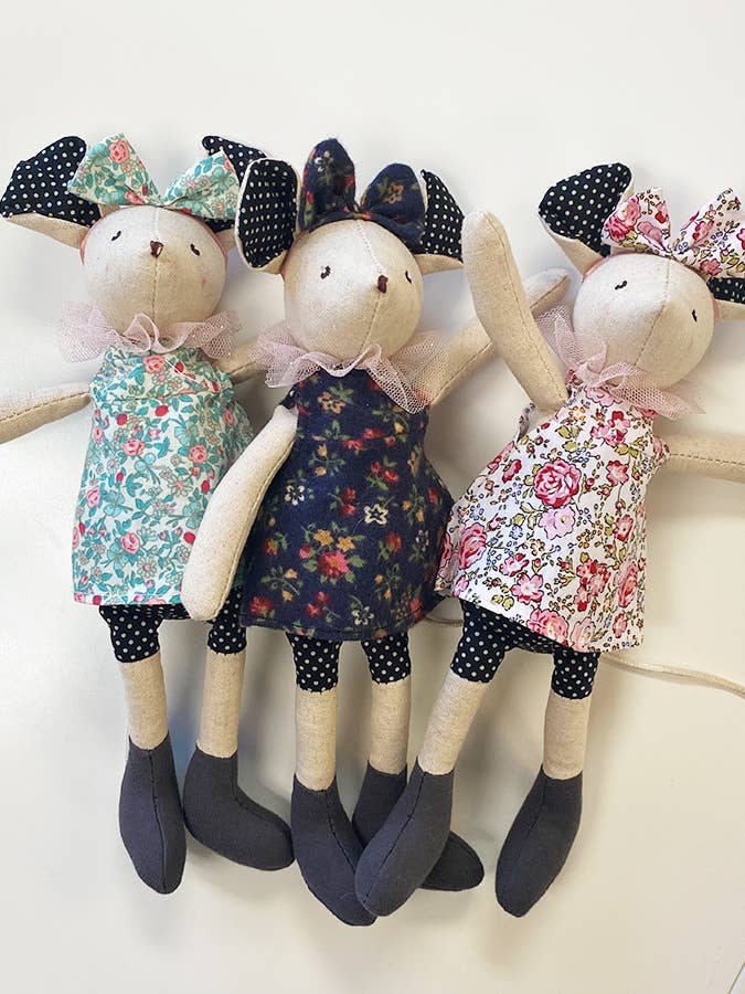 Small Floral Milly Mouse Doll