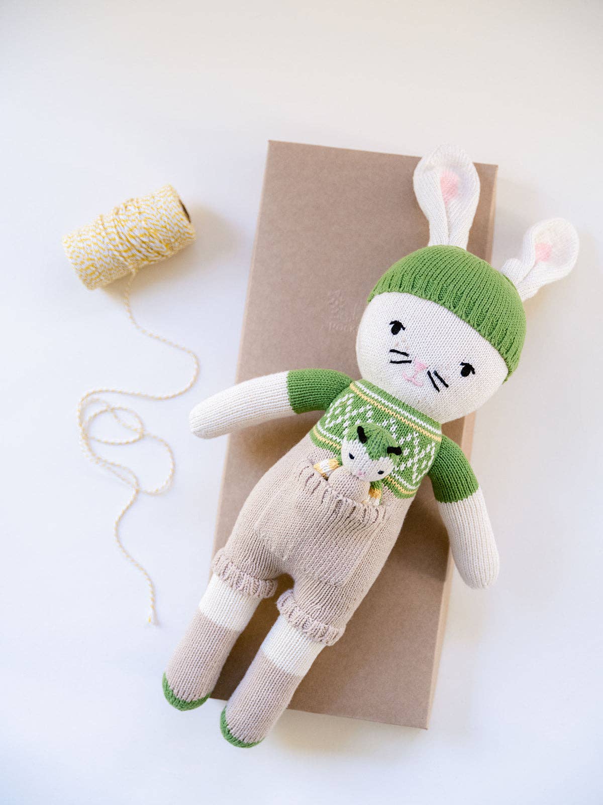 20" Barnaby the Bunny with 3" Mini Benson the Dragonfly