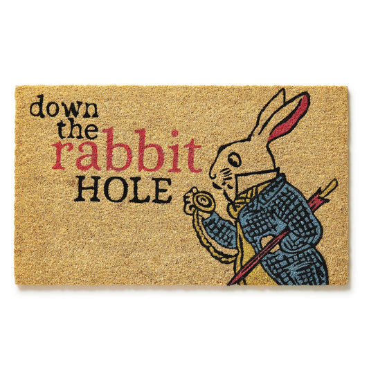 Victoria and Albert Museum Down the Rabbit Hole Coir Doormat