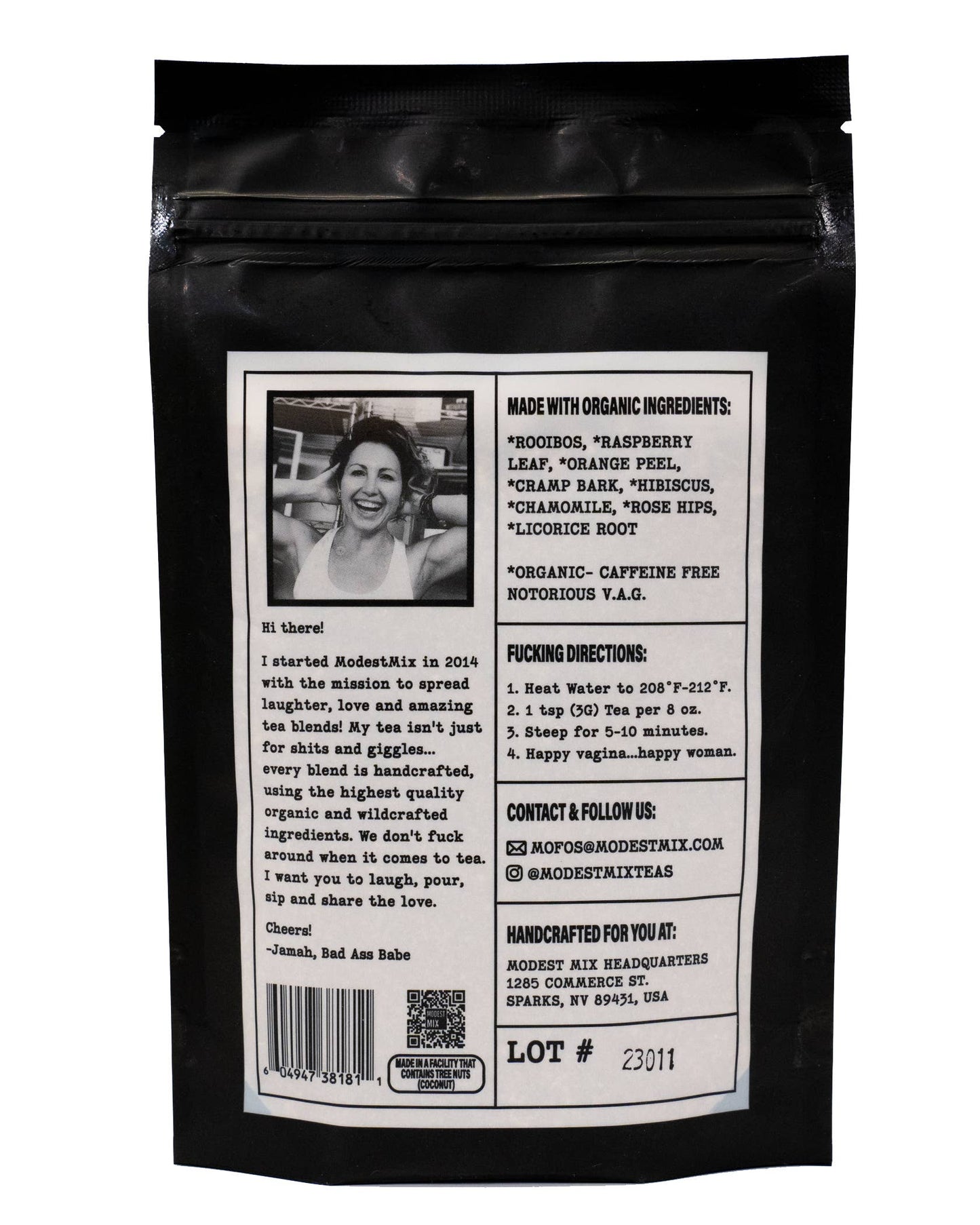 The Notorious V A G: womens herbal loose leaf tea blend
