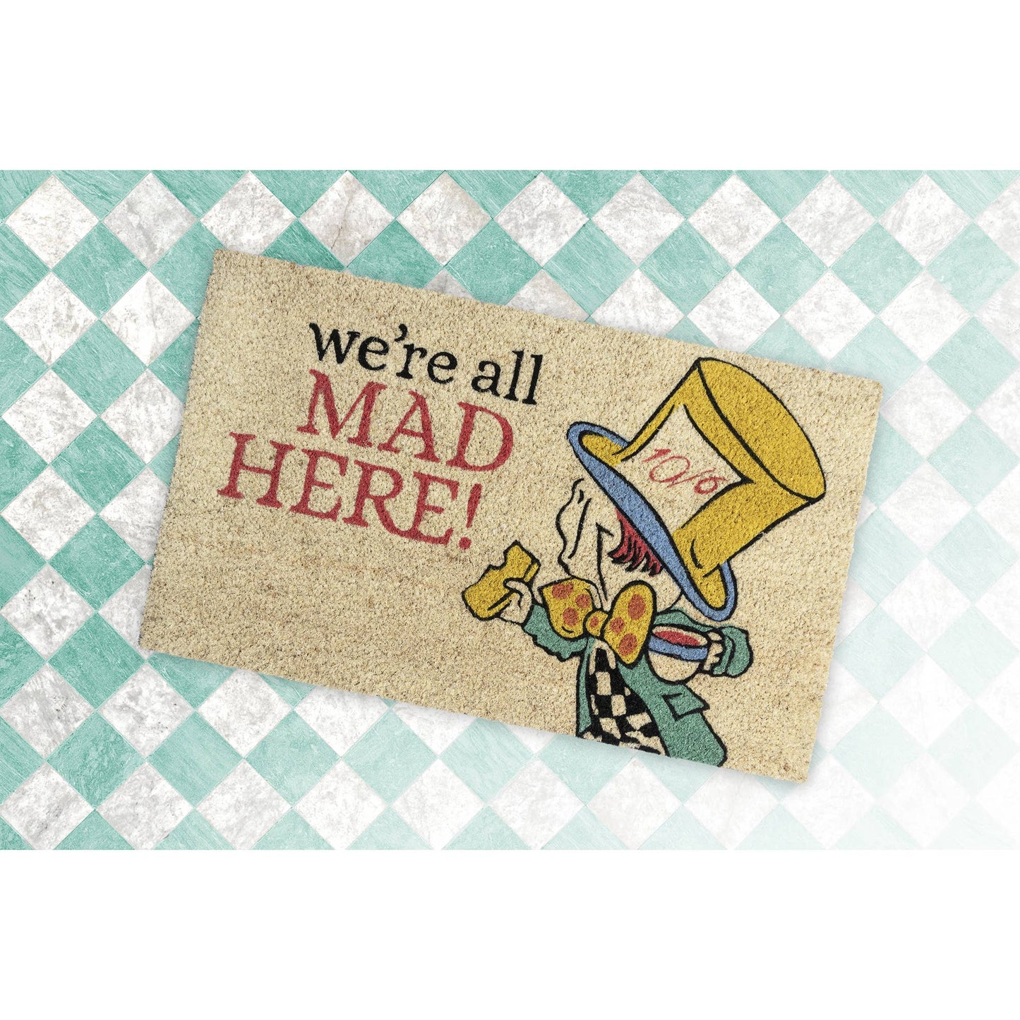 Victoria and Albert Museum Mad Hatter Coir Doormat