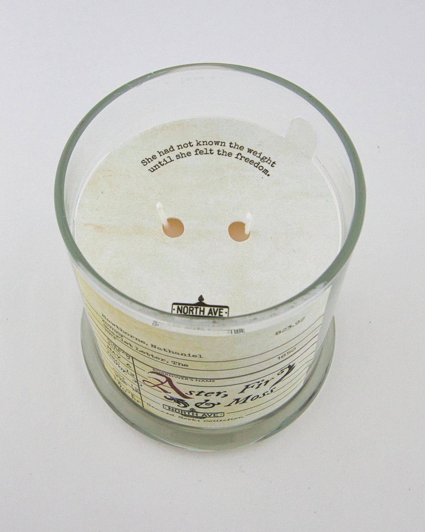 Banned Book Candle / Scarlet Letter / Book Lover Gift