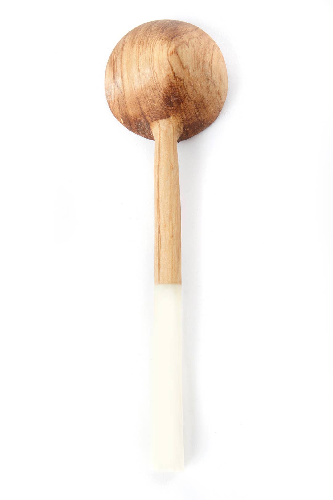 Kenyan Wild Olive Coffee Scoop with Bone Handle