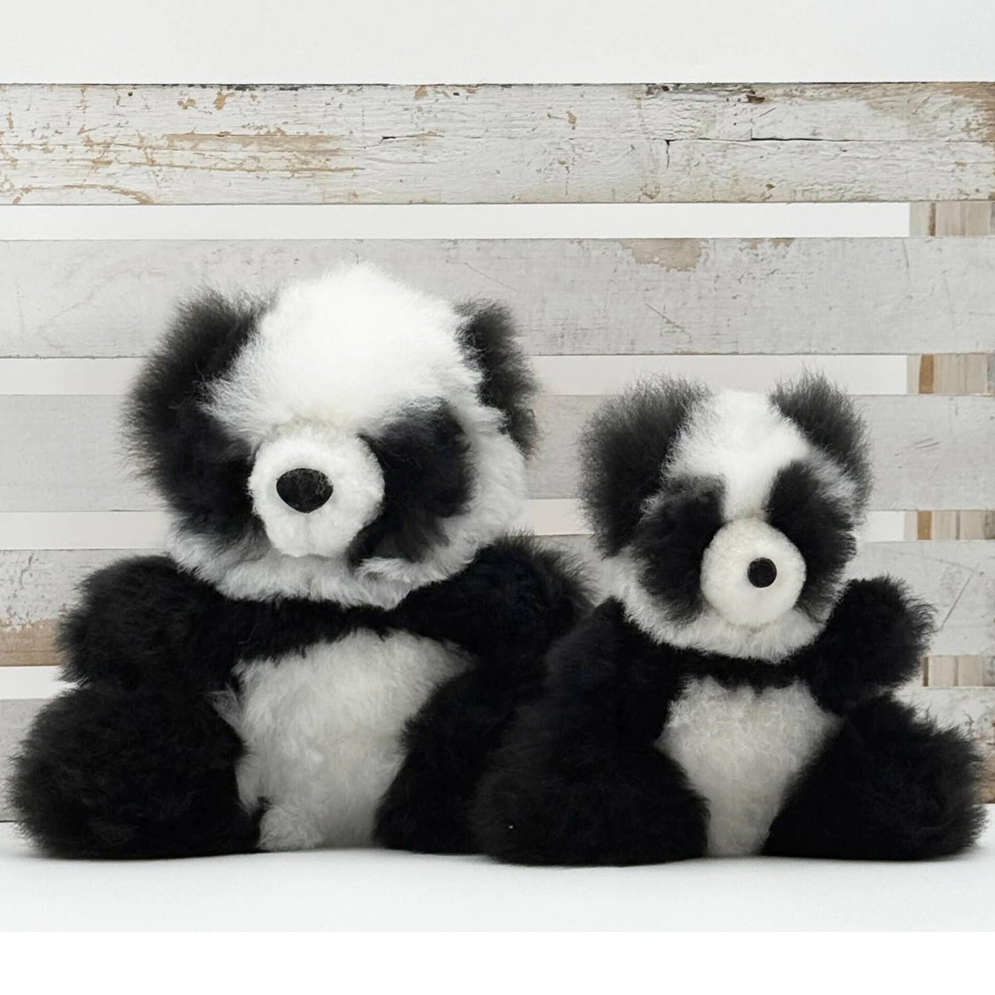 NEW! Alpaca Stuffed Animal - Panda - Small 7"