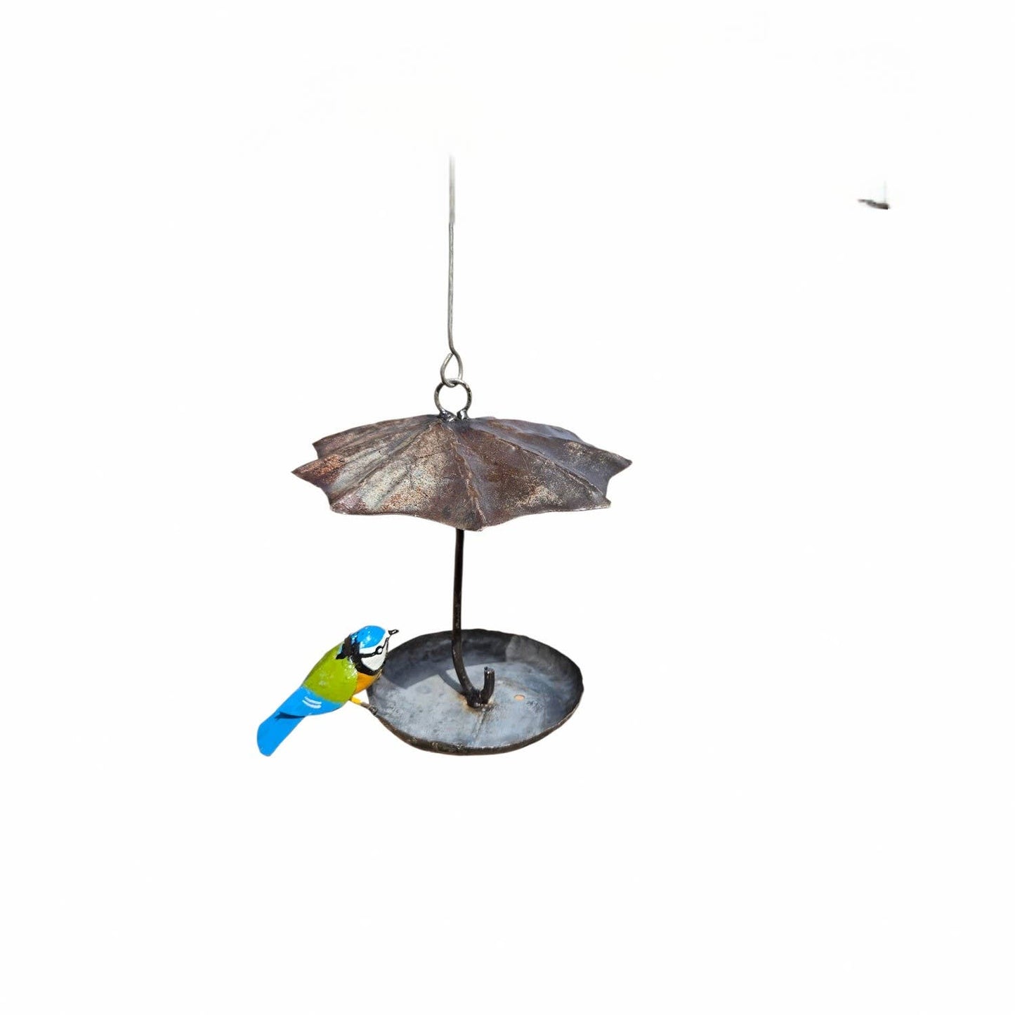 BLUE TIT UMBRELLA HANGING BIRDFEEDER